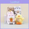Charming Plush Animal Keychain Adorable Dog Cute Bunny Chick And Bear Doll