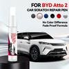 För Yuan UP/BYD ATTO 2 Bilfärg Reparationspenna Touch Up Repborttagare DIY Biltillbehör Vit WAC Grön HCJ Grå Rosa 124