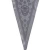 MAYA SAPANA Printed Silk Rhombus Scarf - Grey Flannel
