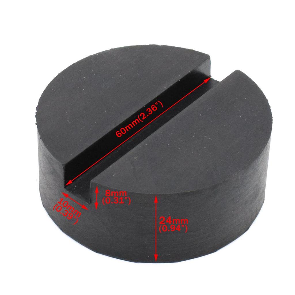 10Mm Slot Rubber Jack Pad Support Pinch Weld Jacking Floor Frame Rail Adapter Car Removal Repair Tool For Ford Renault Opel Seat