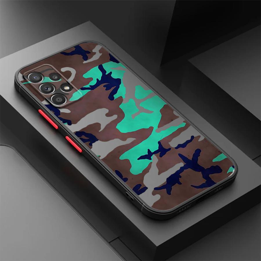 

Camouflage Pattern Case for Samsung Galaxy A52S A72 A56 A55 A54 A16 A15 A14 A23 A73 A33 A34 A36 A35 A53 A17 A52 Phone Cover Galaxy A52s 5G