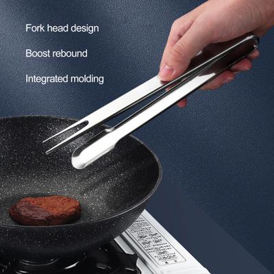 Szczypce do żywności ze stali nierdzewnej żaroodporny styl japoński wielofunkcyjne szczypce kuchenne Grill stek smażona ryba zacisk do grilla