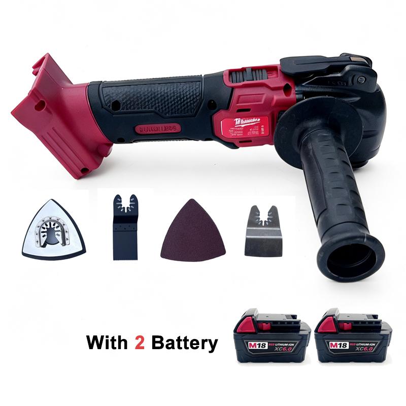 Milwaukee Brushless Multi Functional Oscillating Tool 6 Gear Renovator Cordless Vibration Electric Trimmer Tools 18V Battery