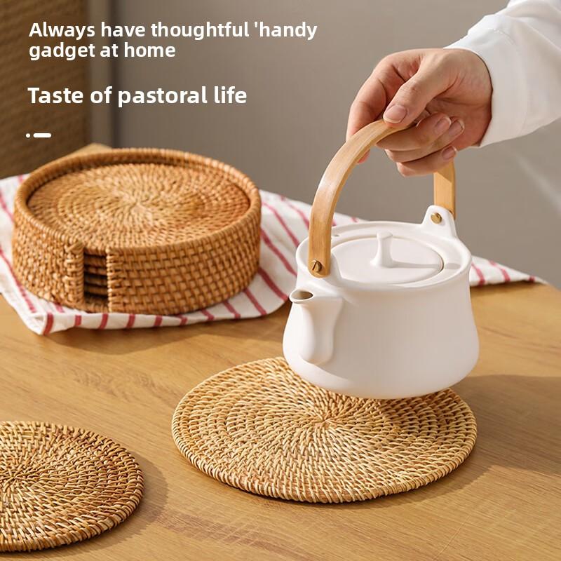 Creative Round Bowl Heat Insulation Household Anti-scald High Temperature Resistant Table Mat