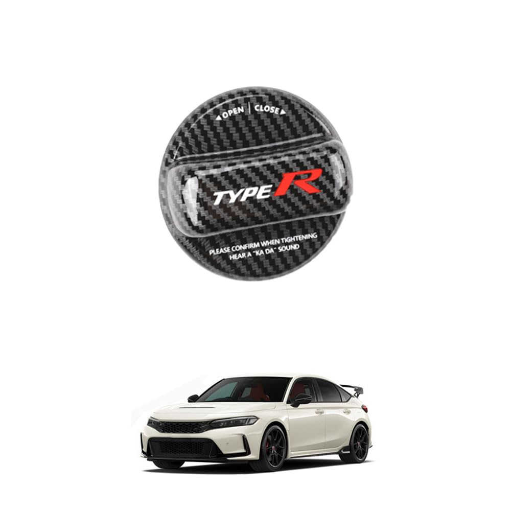 

For Civic Type R FL5 Fuel Tank Warning Cover Fuel Tank Protective Cover Logo L