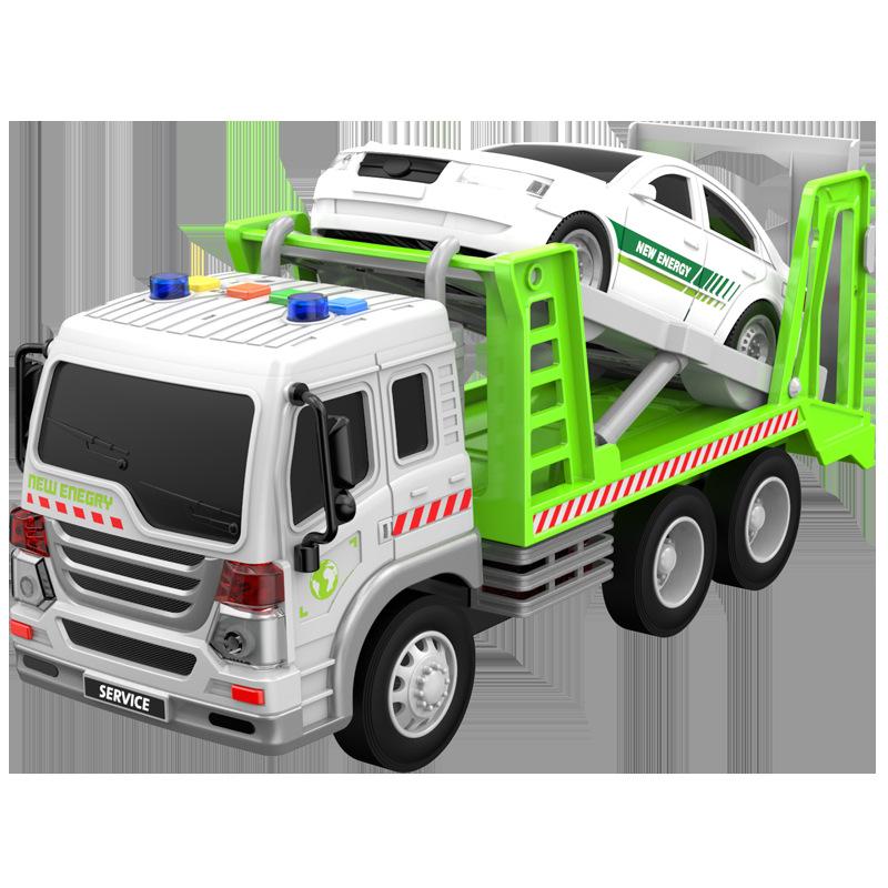 Dětské hračky Inerciální náklaďák na dřevo Vodní náklaďák Silniční odtahový náklaďák Zvukové a lehké autíčko