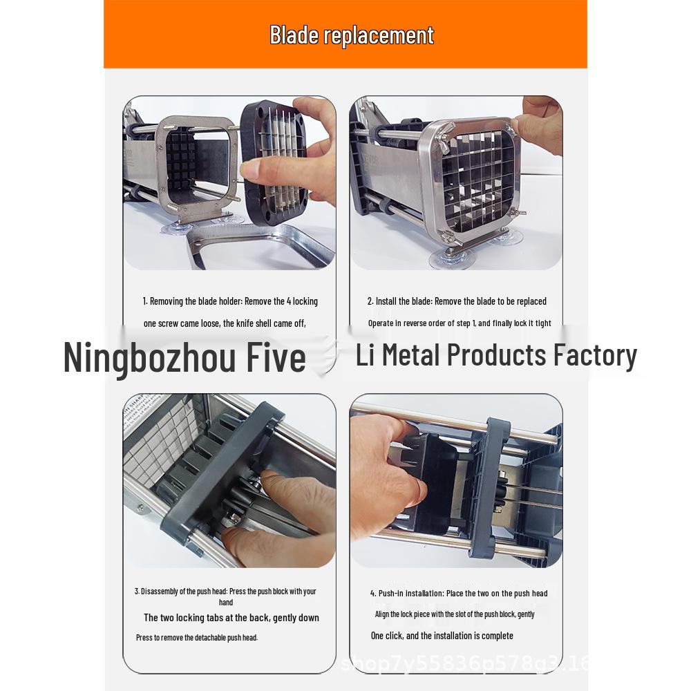 Manual Potato and Fruit Fry Cutter and Shredder