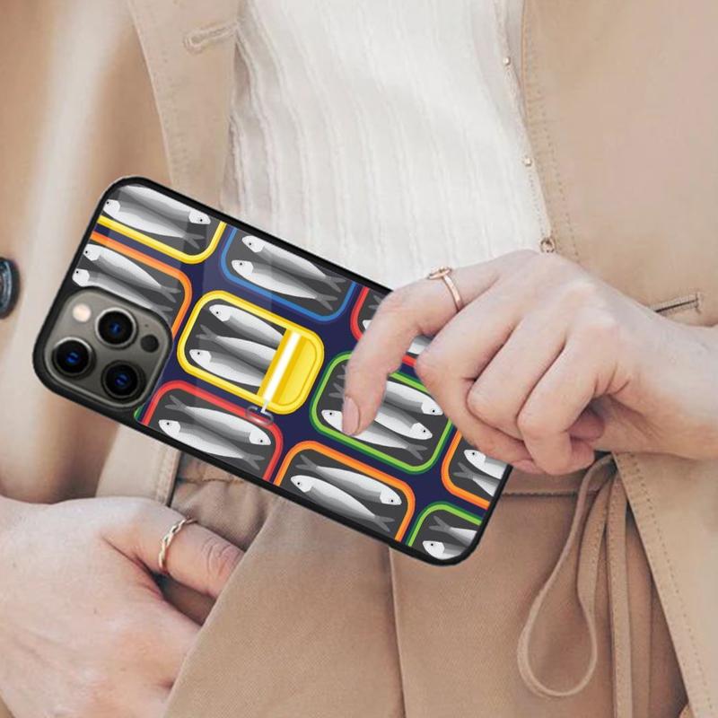Sardines Salted Fish Canned Magnetic Phone Case For APPLE iPhone 17 Air 16 14 13 12 Pro Max 15 Plus Wireless MagSafe Cover
