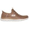 Skechers Slip-Ons Comfortable Versatile Low-Top Casual Shoes Women Sneakers Camel-Brown 150254-CML
