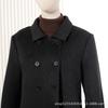Double-breasted Wool Double-sided Woolen Coat Commuter Temperament Wool Coat Women's Woolen Coat Looks Thin