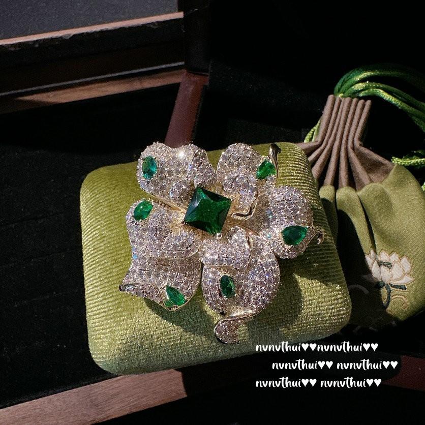 Колумбия, Брошь-зажим Морозная Бабочка Винтажная Позолоченная 18K Золотом Кристалл Росинка Цирконий Брошь