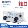 ZS-YTPP2 Máquina de Enchimento de Líquidos Duas Cabeças Bomba Peristáltica Garrafa Água Suco Bebida Linha de Produção de Embalagem