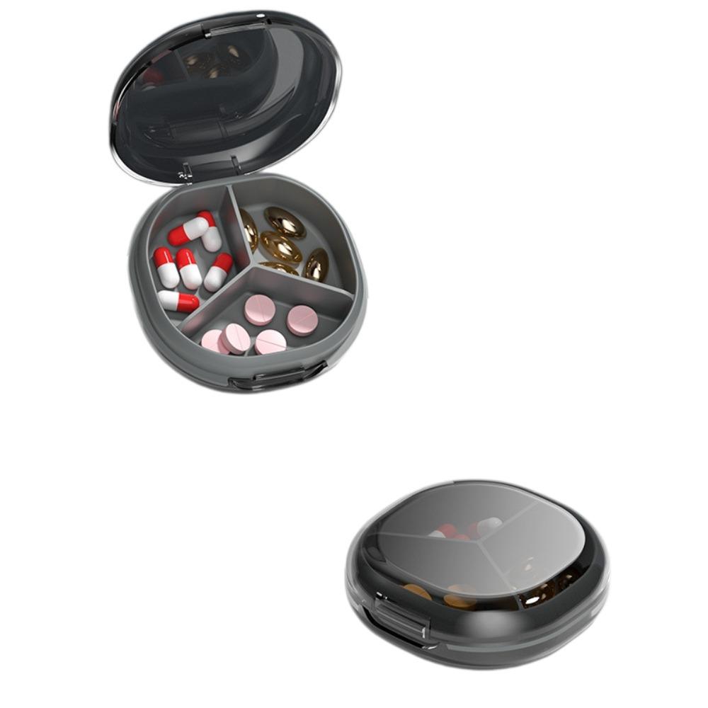 3 Grid Pill Box 4 Grid Granule Storage Box Waterproof Pills Organizer Travel