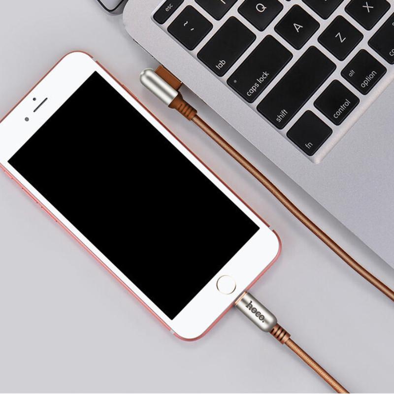 For 6s Iphone 7 Charging Cable Bent Lightning Connector Fast Reach Extended