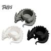 Talos 3D Printed Lying Dragon Flowerpot for Small Green Plants, Decorative Succulents Pot Ornament, Dark Style Figurine Home Office Desktop