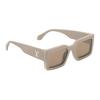 Louis Vuitton Original Design Clash Square Sunglasses Unisex Sunglasses Beige Z2701E