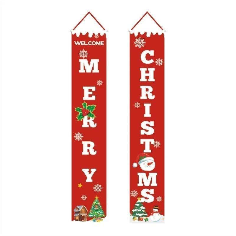 New Creative Christmas Door Curtain Decoration Christmas Banners Curtain Curtain Festival Decoration Home Christmas Decoration A