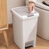 Large Household Trash Can with Lid for Bathroom, Kitchen, Bedroom, Living Room, and Dormitory