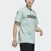 Adidas Neo Logo Print Sports Crew Neck T-Shirt Men Tops Green GP4903