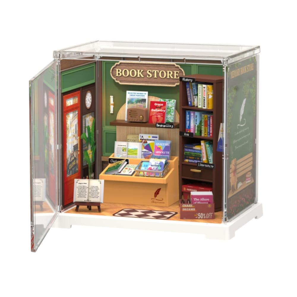 

Robotime Rolife DIY Миниатюрный Кукольный Домик Набор Мини Дом с Аксессуарами Набор Магазин Моделей со Светодиодной Подсветкой для Сборки Подарок на День Рождения