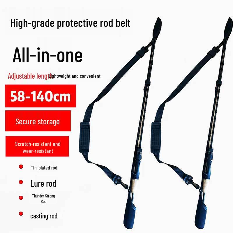 Nowy styl pogrubiony pokrowiec ochronny na wędkę z pętlą na ramię