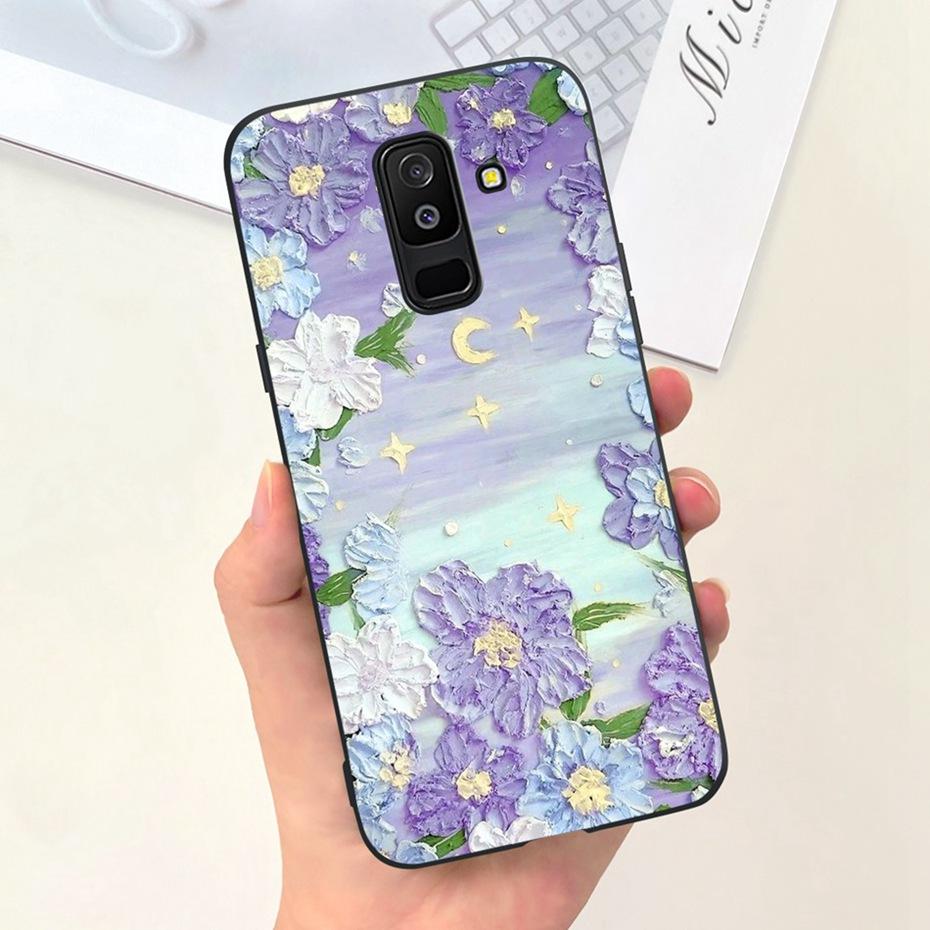 Fashion Case For Samsung Galaxy A6 Plus 2018 Soft Silicon TPU Back Cover For Samsung A6 2018 A 6 A6+ A6plus Phone Cases