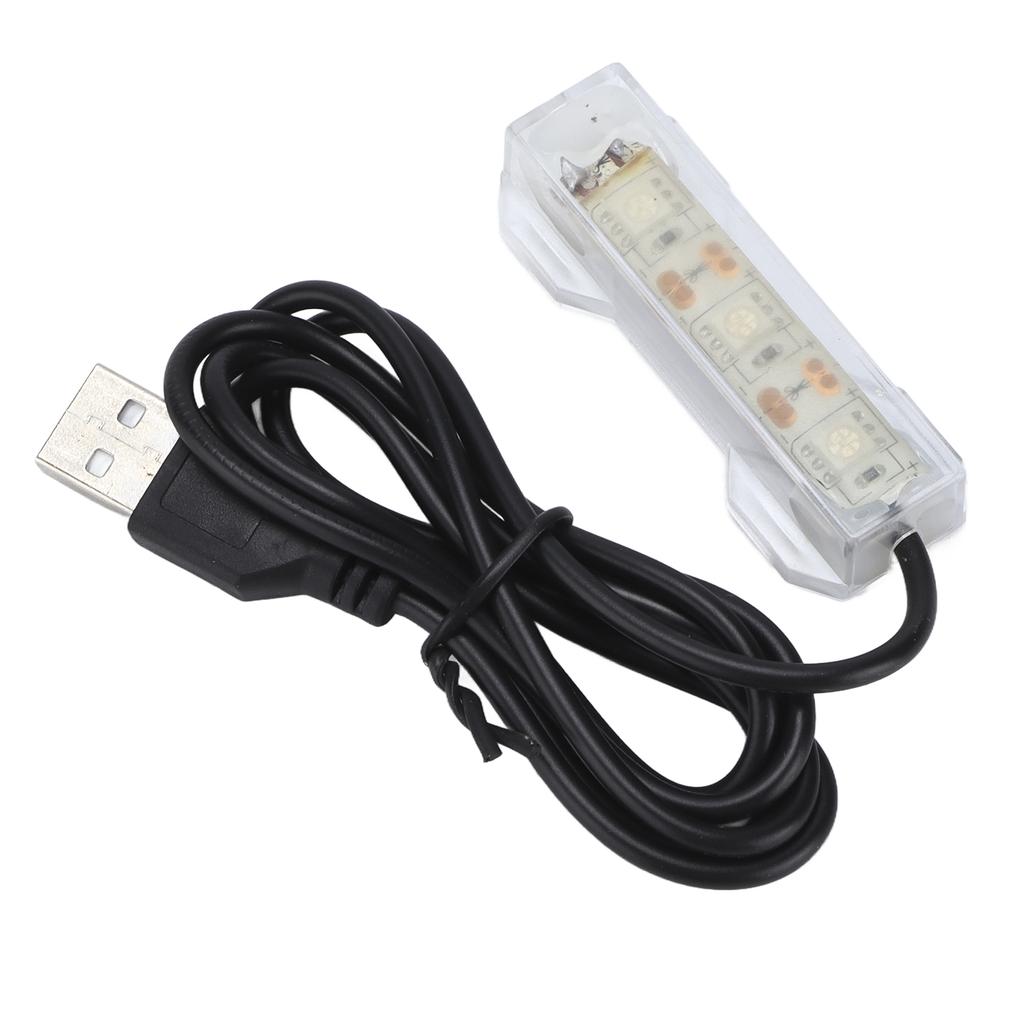 Aquarium Light USB Charging Plastic Fish Tank LED Light for Aquatic Plants LandscapeBlue
