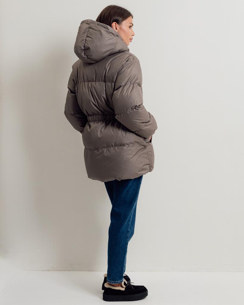 Zimní bunda se stahováním H 8038 M moka