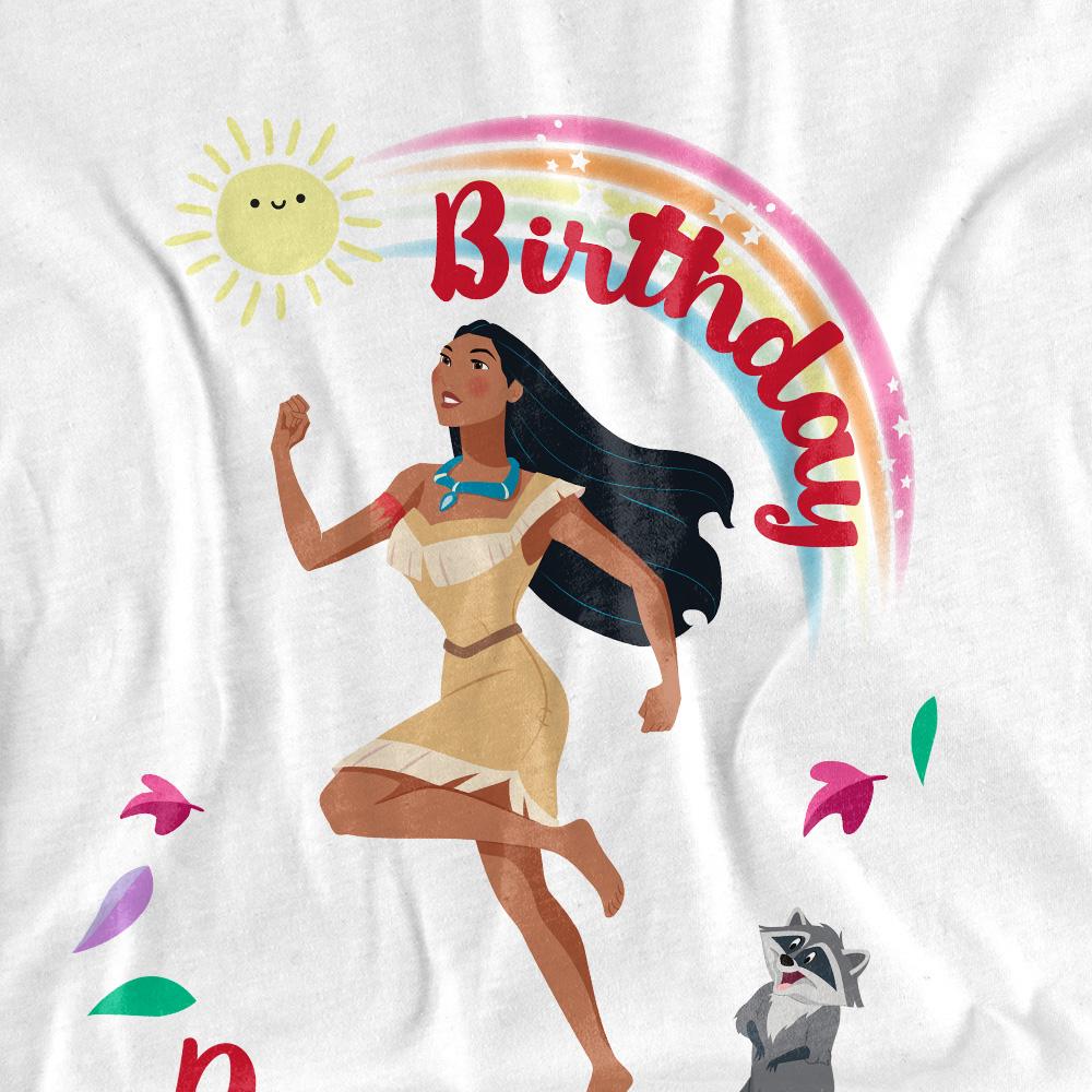 Pocahontas Unisex Adult Birthday Princess Meeko T-Shirt