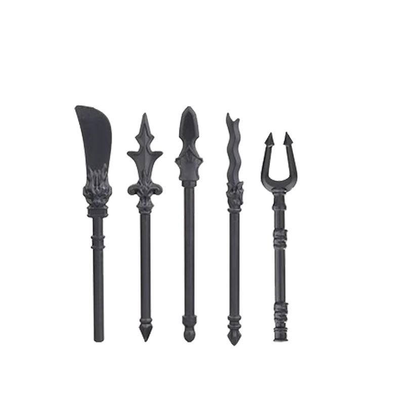 MOC Military Movie Figure Medieval Weapon Building Block Scabbard Sword Ax Hammer Bow Arrow Kit Gun Fan Mini Toy Brick Gift K038