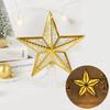 Christmas Tree Top Star Light Battery Powered Glowing Christmas Decorations Xmas Tree Ornaments Navidad New Year Natal Noel