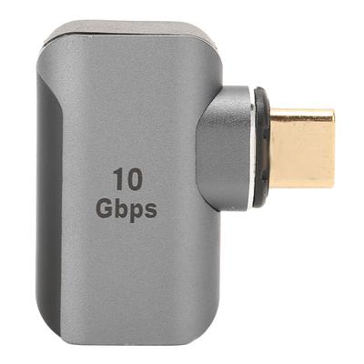 Magnetic Type C To USB Adapter 24pin Gold Plated Aluminum Housing 8K 60Hz Light Grey USB3.1 Adapter