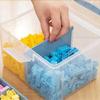 Clear Craft Stackable Storage Box with Storage Tray Storage Container for Storing Stationery Sewing Teaching Aid