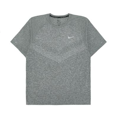 Logo Kurzarm Rundhals T-Shirt Herren Oberteile Rauchgrau HV5204-084