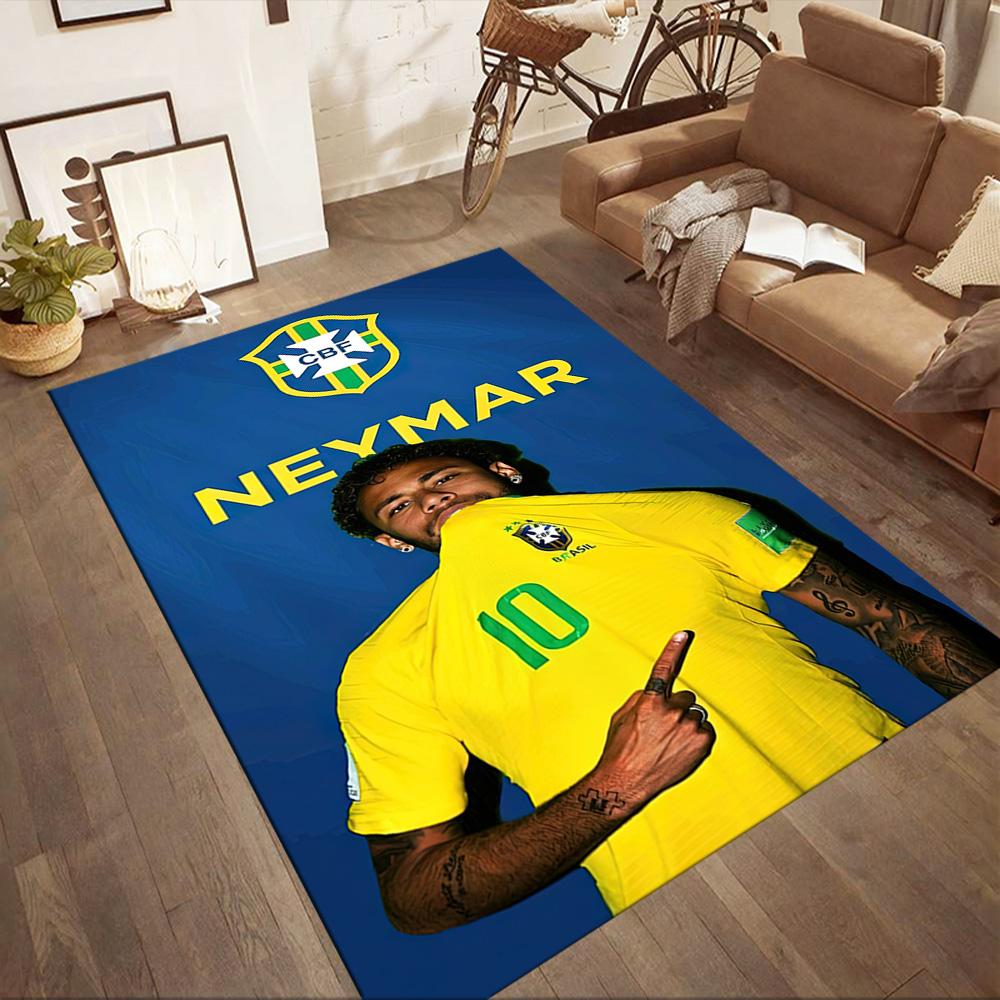 Quadratische Teppiche mit brasilianischen Fußballstars sind eine großartige Wahl für Wohnzimmer, Schlafzimmer, Heimdekoration und als Geschenke.