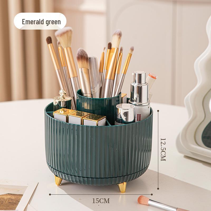 Rotating Home Organizer: Desktop Skincare, Cosmetics & Pen Holder