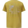 SALOMON T Shirts Men's Mustard Crew Neck C28081