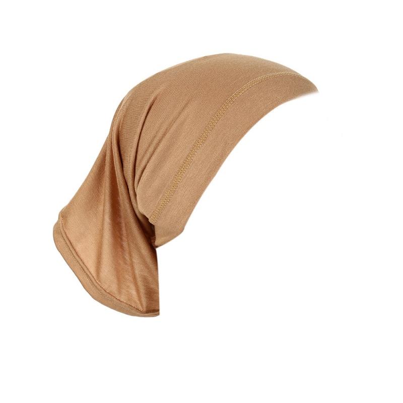 Pure Color Arabic Scarf Small Hat Tube Cap Modal High Elastic Mercerized Cotton Women's