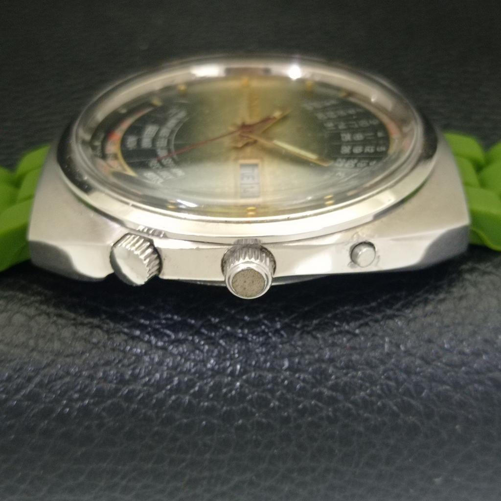 VINTAGE ORIENT 100 JAHRE AUTOMATIK JAPAN HERREN ORIGINALES ZIFFERBLATT UHR a700170-5 R201-a700170