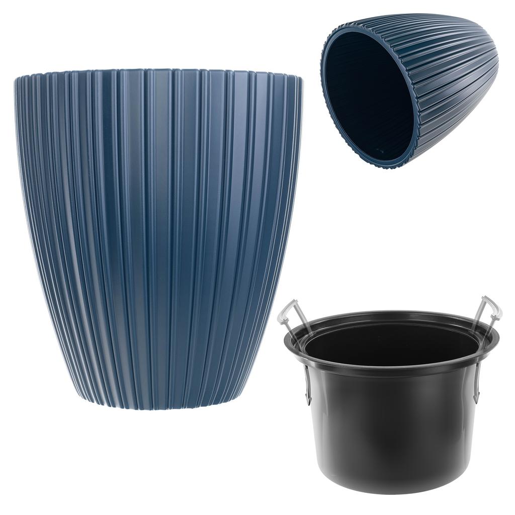 KADAX Flower Pot Planter 30cm Cover with Insert Flower Stand Plastic