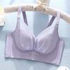 Hole cup breathable without steel ring adjustment bra cover gathered to prevent sagging can be large and small chest