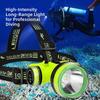1200mAh Diving Headlamp Portable LED Beads Head Mounted Mining Lamp Rechargeable Magnetic Switch Underwater Headlight Night