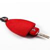 Universal Alcantara Car Key Bag for Men & Women, Compatible with Bentley, Hongqi, Lincoln – Fashionable Pull-Out Keychain.