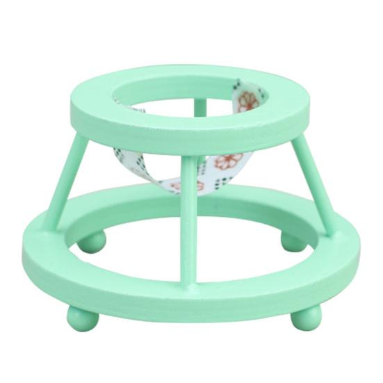 

Мини-модель ходунков Миниатюрные куклы Аксессуары 1:12 масштабный дизайн миниатюрный домик детская мебель для мини-кукол зелёный