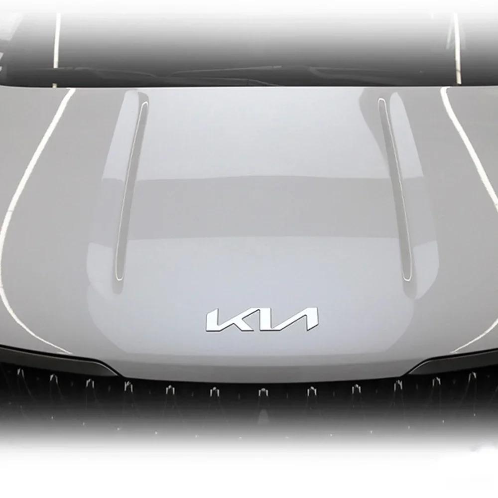 CZFB5 Car Front Hood Rear Trunk Letter Emblem Badge Sticker for KIA CARNIVAL SPORTAGE K3 KX3 K5 KX5 Ceed Rio Soul Forte Optima Stinger