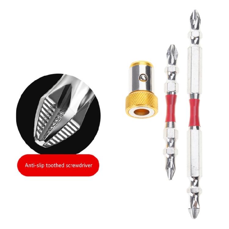 Slotted Bit for Electricians, Slotted Crossed Head Screwdriver Bit Set for Electrician Nonslip Screwdriver Bit