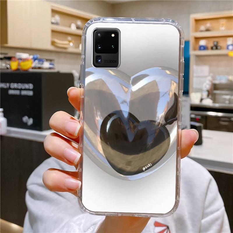 

Милый девчачий простой чехол для телефона Samsung Galaxy S10 S10e S8 S9 Plus S7 A70 Edge Note10 прозрачный чехол A51