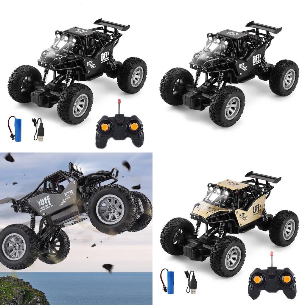 Climb With Style Alloy Off-road Rc Climbing Car With Lights For Kids
