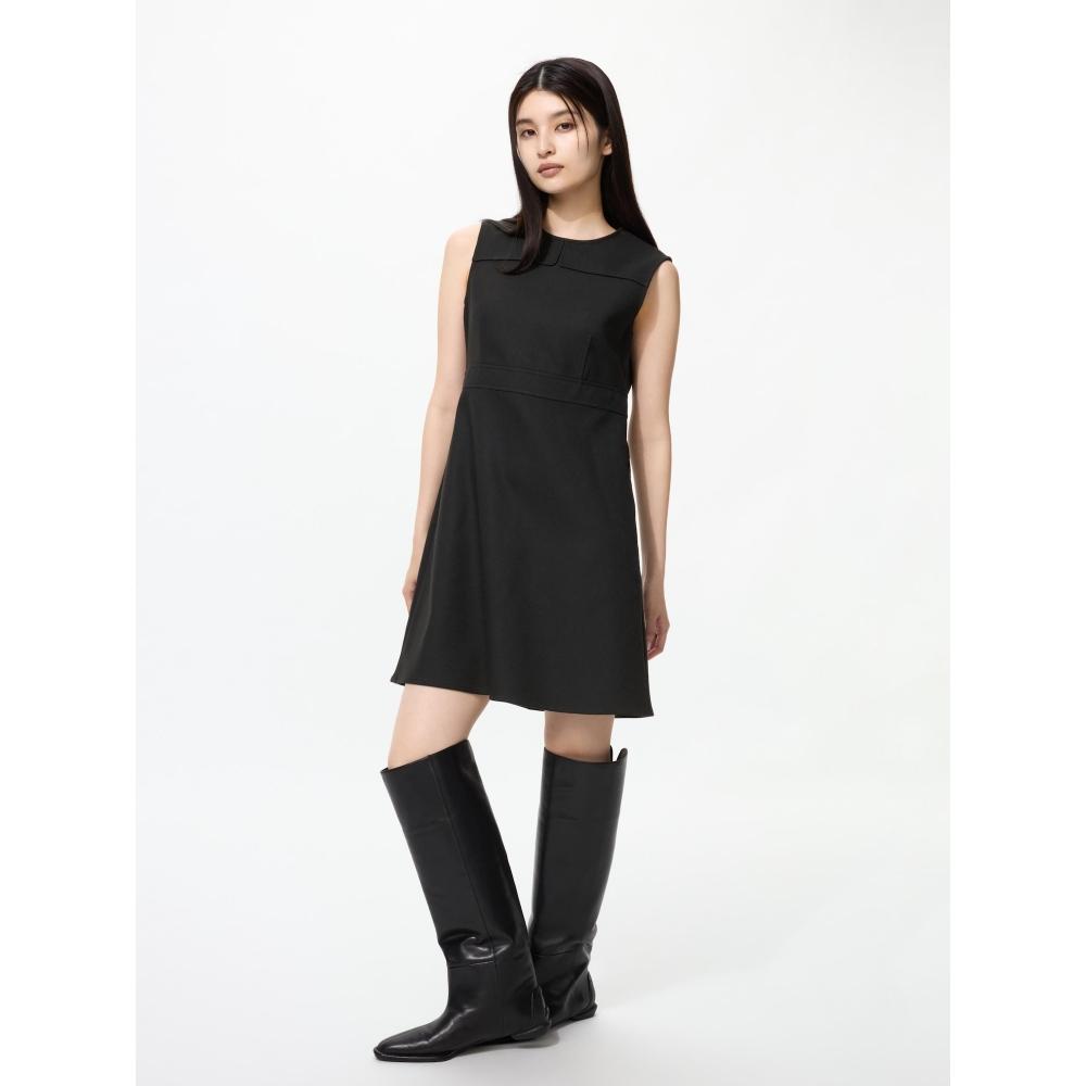Uniqlo Double Face Mini Dress  Sleeveless 