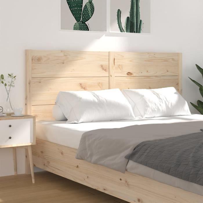 VidaXL Headboard 206x4x100 Cm Solid Pine Wood 818740